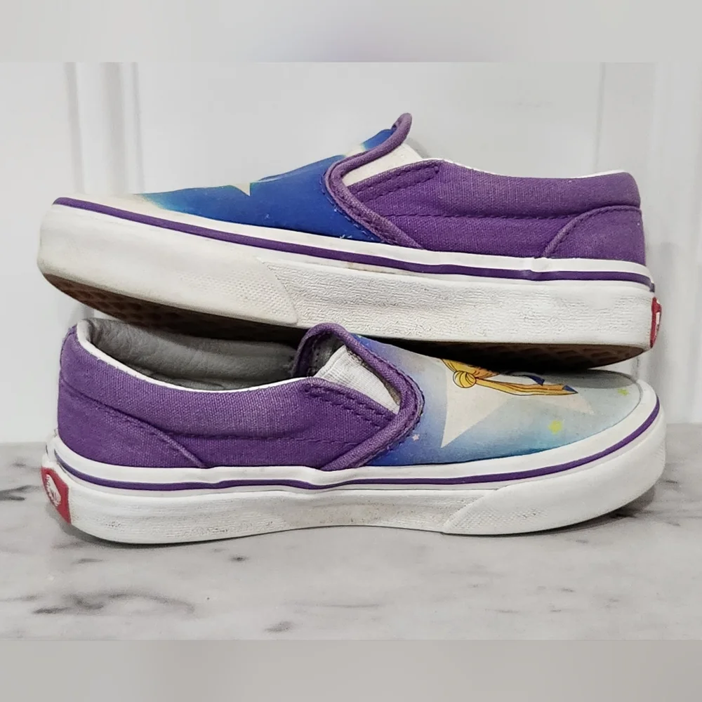 Vans x Pretty Guardians Sailor Moon slip on sneakers kids size 11.5